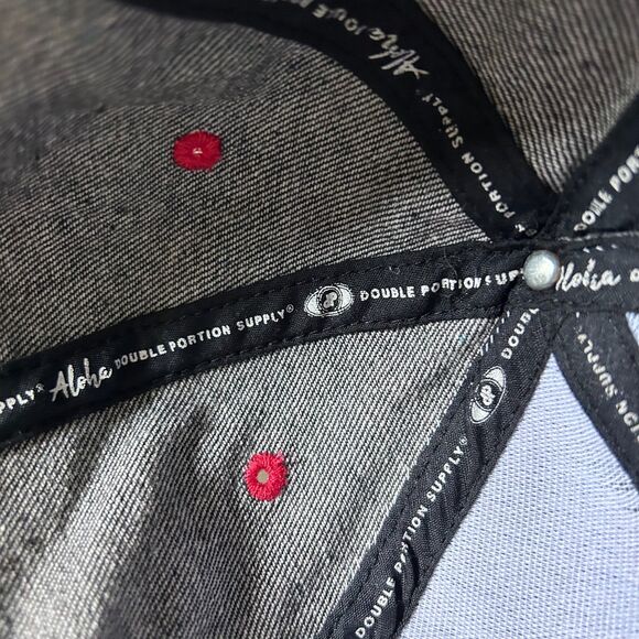 Double Portion HTWS Hawaii Champions Snapback Hat Hawaiian Flag Brim - Picture 3 of 6